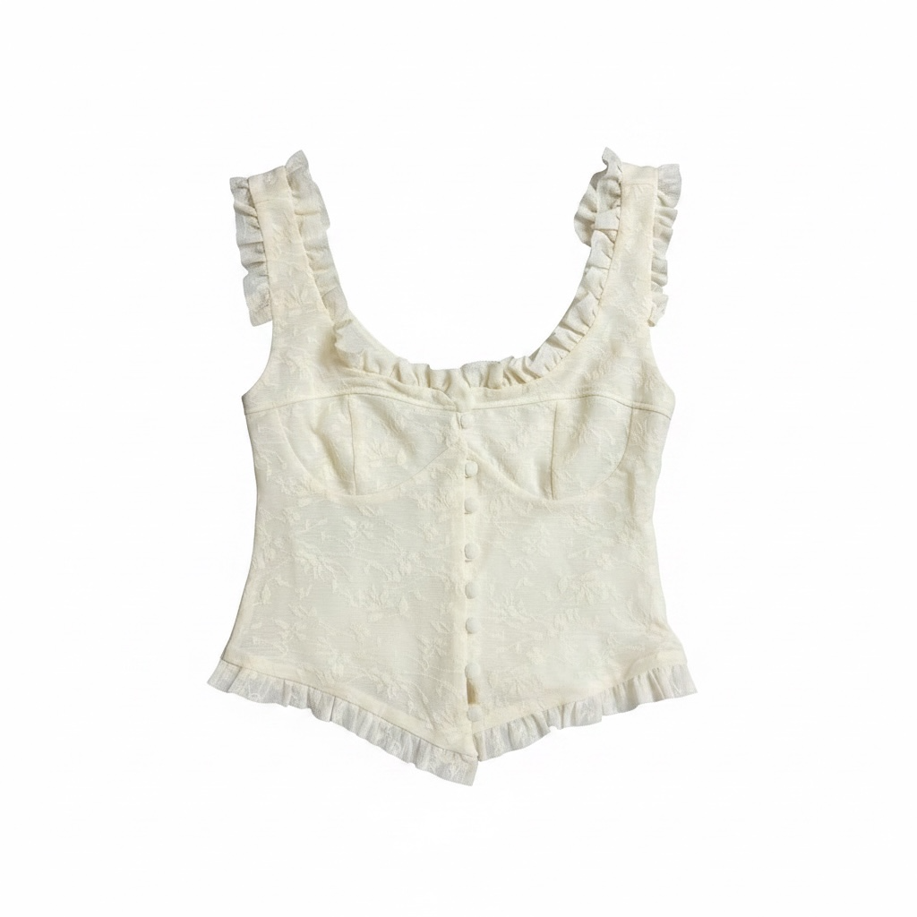 Nude Romantic Top