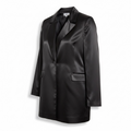 Black Satin Blazer