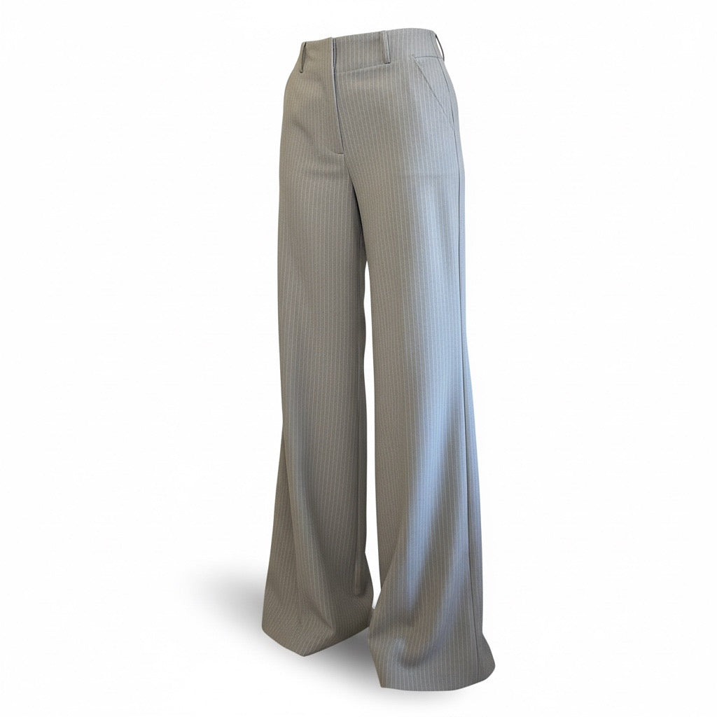 Grey Stripped Pants