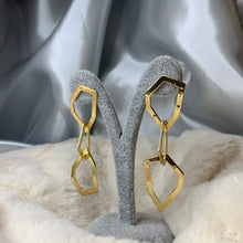 Load image into Gallery viewer, Gold Colored Chain Earrings
