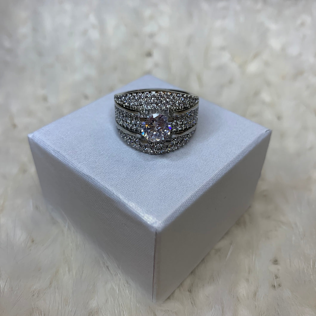 Silver Royal Sparkly Ring