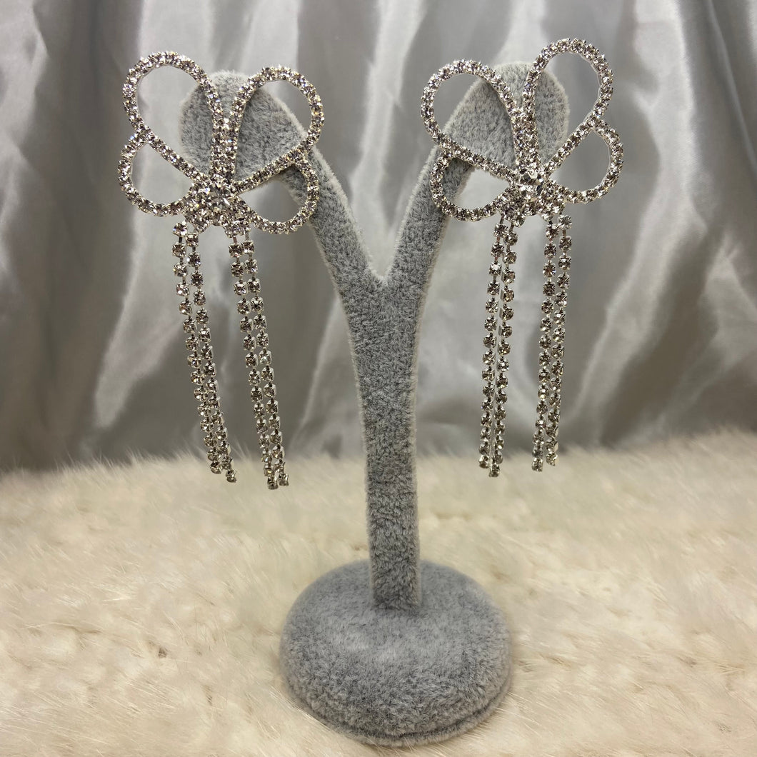 Silver Royal Butterfly Earrings