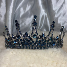 Load image into Gallery viewer, Blue Sparkly Gemstone Tiara

